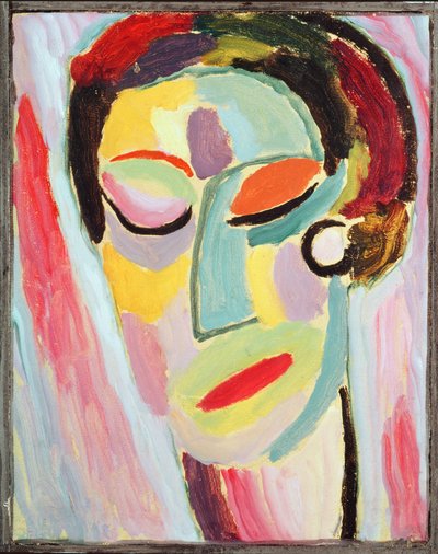 Occhi chiusi da Alexej von Jawlensky